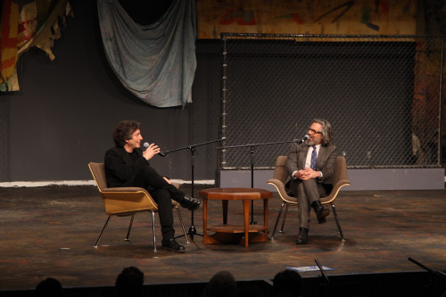 Neil Gaiman and Michael Chabon spoke as part of the Durst Distinguished Lecture Series.